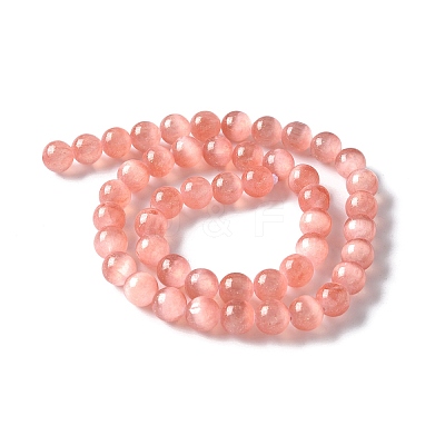 Natural Selenite Beads Strands G-C142-01B-12-1