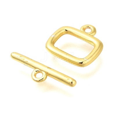 Brass Toggle Clasps KK-B121-05G-1