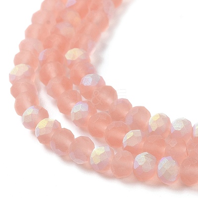 Transparent Glass Beads Strands X1-EGLA-A034-T4mm-MB21-1
