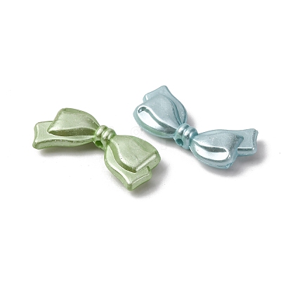 Pearlized Opaque Acrylic Beads X-OACR-S072-03C-1