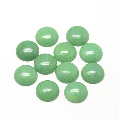 Natural White Jade Cabochons G-R416-12mm-05-1