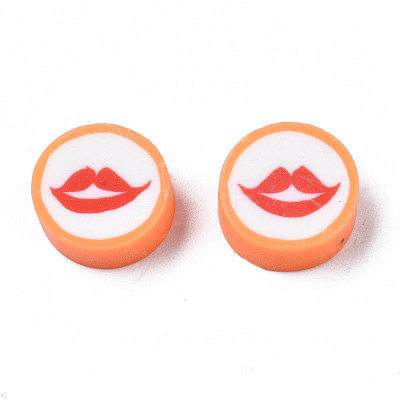 Handmade Polymer Clay Beads CLAY-N011-44A-07-1