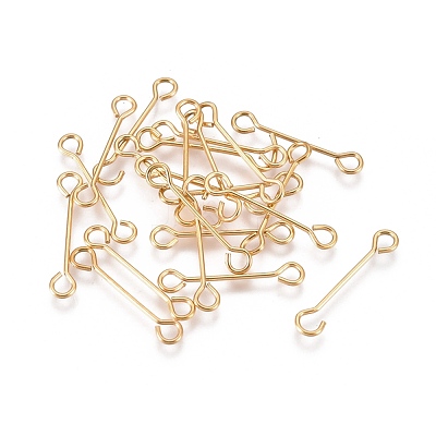 Ion Plating(IP) 304 Stainless Steel Eye Pins STAS-L247-007B-G-1
