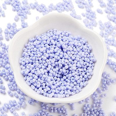 Baking Paint Glass Seed Beads SEED-A033-04H-1
