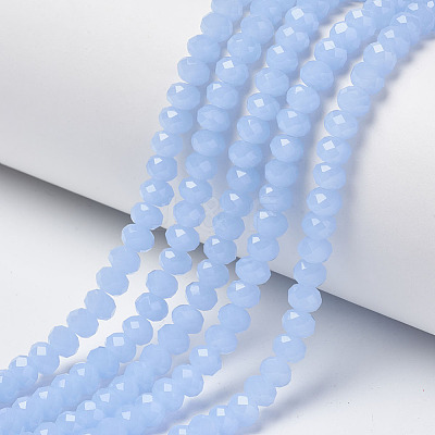 Glass Beads Strands EGLA-A044-J1mm-D03-1