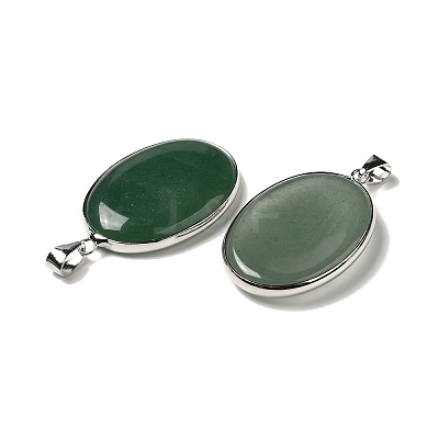 Natural Green Aventurine Pendants G-M415-01P-09-1