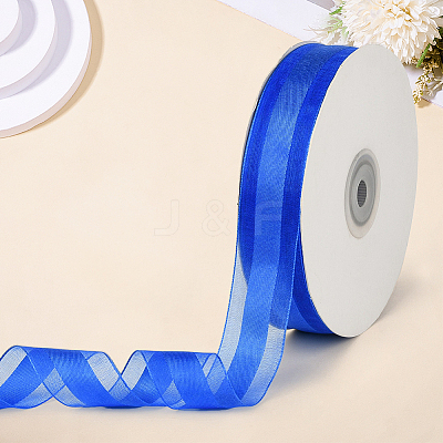 1Roll Solid Color Organza Ribbons ORIB-CY0001-02L-1