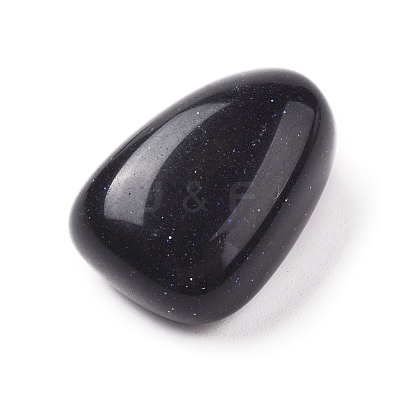 Synthetic Blue Goldstone Beads G-K302-A14-1