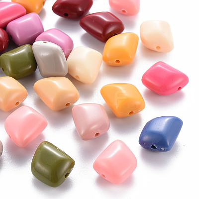 Opaque Acrylic Beads MACR-S373-15A-1