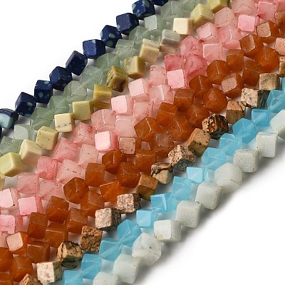 Natural & Synthetic Mixed Gemstone Beads Strands G-C135-D-01-1