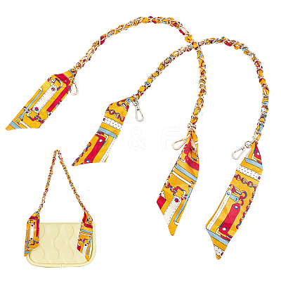 2Pcs 2 Colors Polyester Bag Handles FIND-PH0002-28-1