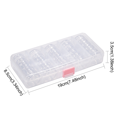 Plastic Bead Containers C025Y-1