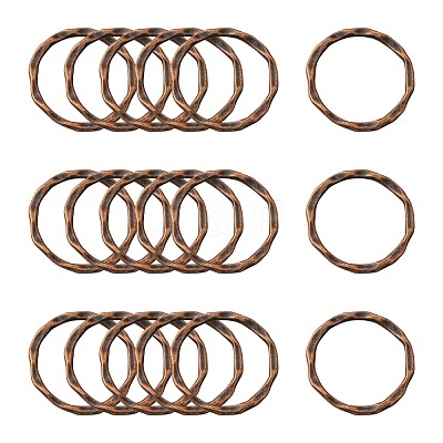 Tibetan Style Linking Rings PALLOY-A017-R-FF-1