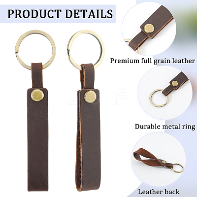 Leather Keychain KEYC-WH20002-05A-02-1