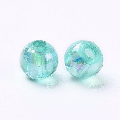 Eco-Friendly Transparent Acrylic Beads X-PL731-9-1