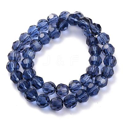 Imitation Austrian Crystal Bead Strands G-M181-10mm-20A-1