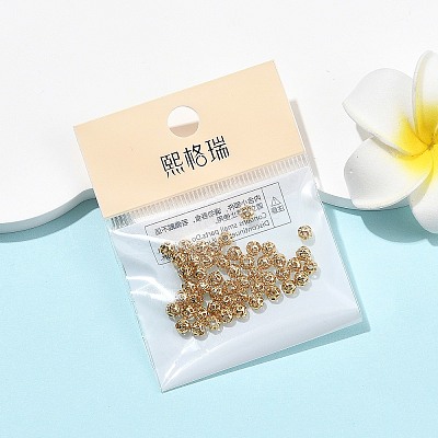 SHEGRACE Brass Spacer Beads XGRPCF399-183G-1
