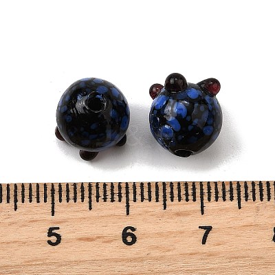 Handmade Lampwork Bumpy Beads LAMP-V002-01A-1