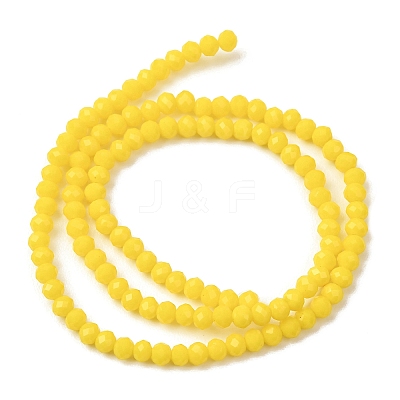 Imitation Jade Glass Bead Strands GLAA-F001-3x2mm-11-1