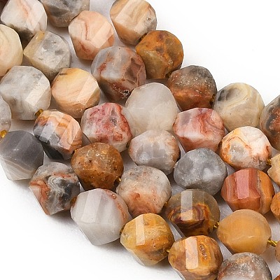 Natural Crazy Agate Beads Strands G-P611-C06-01-1