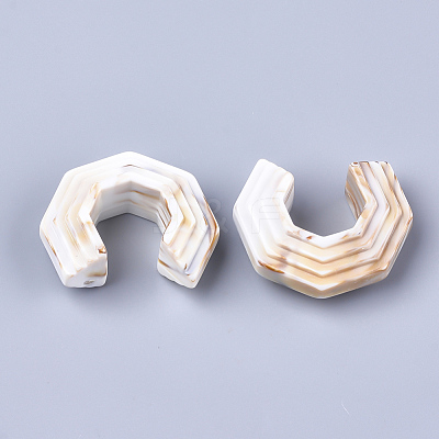 Acrylic Beads OACR-T008-08J-1
