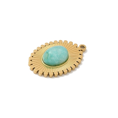 Natural Mixed Gemstone Pendants STAS-P394-06G-1