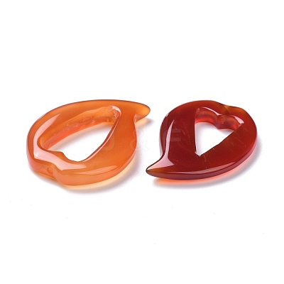 Natural Red Agate Beads G-Z020-04-1