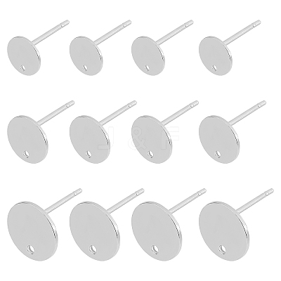 304 Stainless Steel Stud Earring Findings STAS-UN0019-05P-1