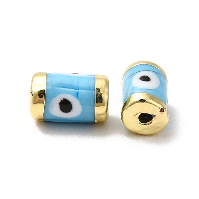 Handmade Evil Eye Lampwork Beads LAMP-M012-01LG-A-1