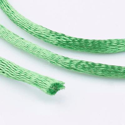 Nylon Satin Rattail Cords NWIR-L006-1.5mm-M-1