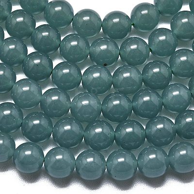 Natural Malaysia Jade Beads Strands G-L645-C01-8mm-04-1