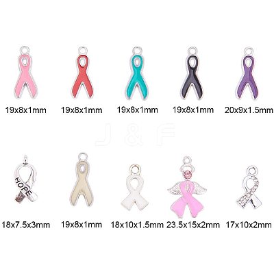 Alloy Enamel Pendants PALLOY-PH0012-48-1