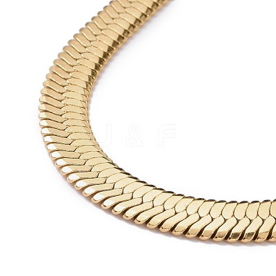 PVD Vacuum Plating 304 Stainless Steel Snake Chains Necklaces NJEW-O058-32G-1