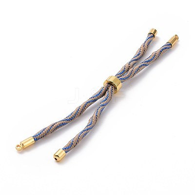 Nylon Cord Silder Bracelets MAK-C003-03G-20-1
