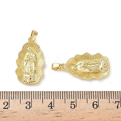 Brass Pendants KK-P334-13G-1