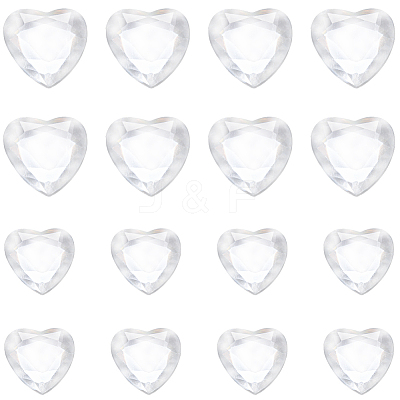 200Pcs 2 Style Acrylic Rhinestone Cabochons MACR-GF0001-03A-1