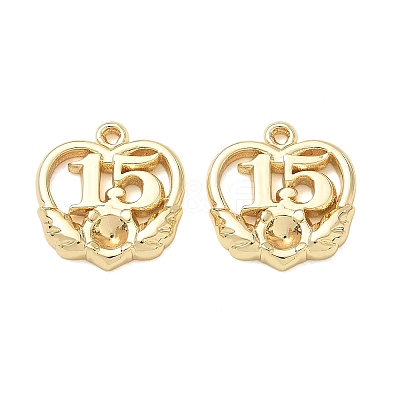 304 Stainless Steel Pendant Rhinestone Settings SA-CBA3037-23G-1