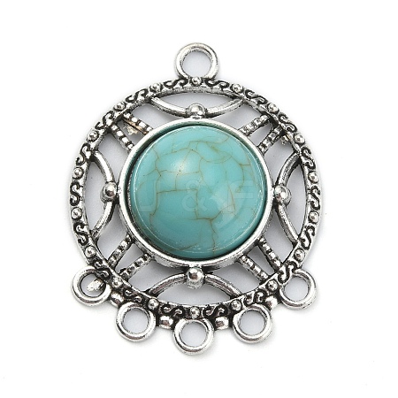 Synthetic Turquoise Chandelier Component Links LS-FIND-TAC0011-49A-AS-1