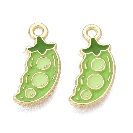 Alloy Enamel Pendants ENAM-Q003-14G-1