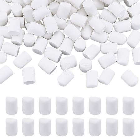 120Pcs Resin Marshmallow Figurine DJEW-NB0001-57-1
