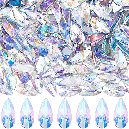 4 Sets Acrylic Rhinestone Cabochons GACR-SP0001-06C-1