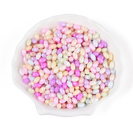 Opaque Colours Luster Glass Seed Beads SEED-N008-02A-M-1