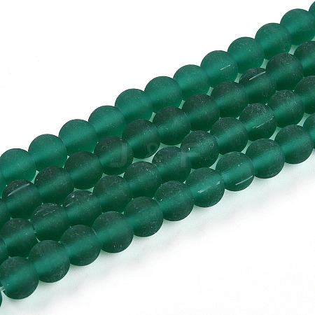 Transparent Glass Beads Strands GLAA-T032-T6mm-MD21-1