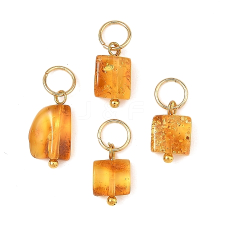 Natural Amber Pendants PALLOY-JF06049-1