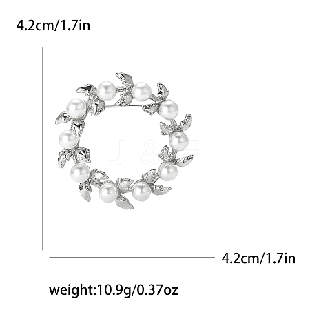 Alloy Rhinestone Brooch for Backpack Clothes PW-WGCBB86-02-1