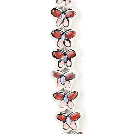 Porcelain Beads Strands PORC-U001-01D-1