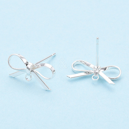Brass Stud Earring Findings X-KK-S350-013S-1