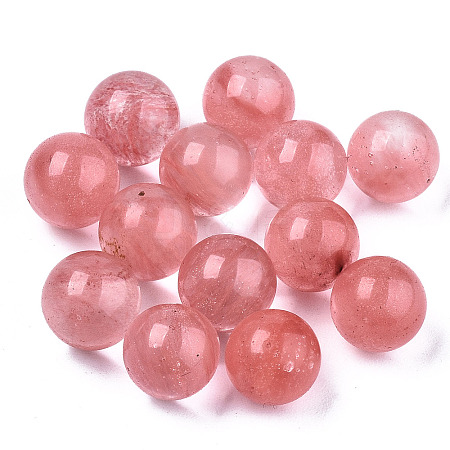 Cherry Quartz Glass Beads LS-G-R483-10-8mm-1