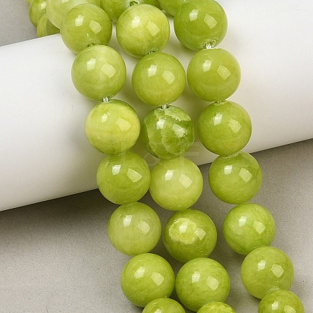 Natural Mashan Jade Graduated Beads Strands GG-CBA2AE1-A08-N-1