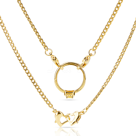 304 Stainless Steel Chain Necklaces NJEW-HS00006-1